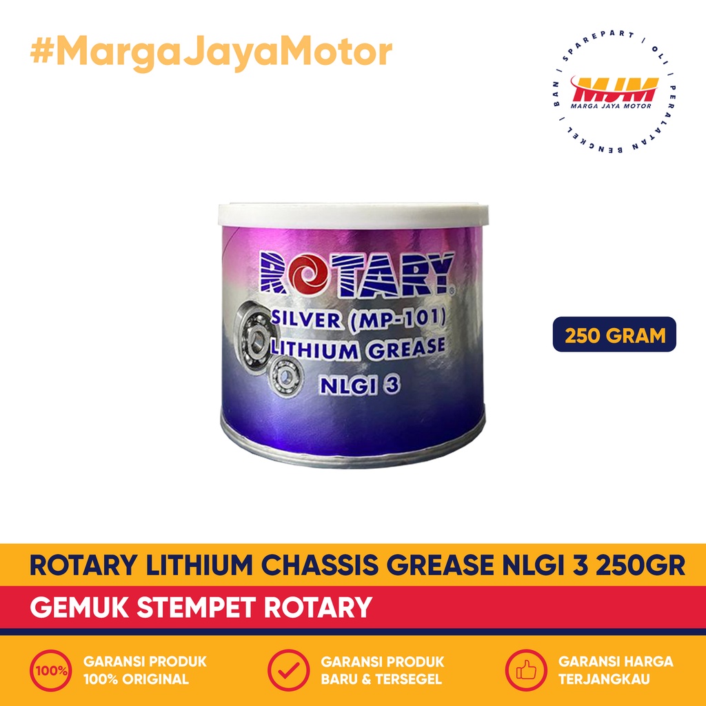 Rotary Chasis Grease NLGI-3 250gr Gemuk Stempet Rotary ORIGINAL