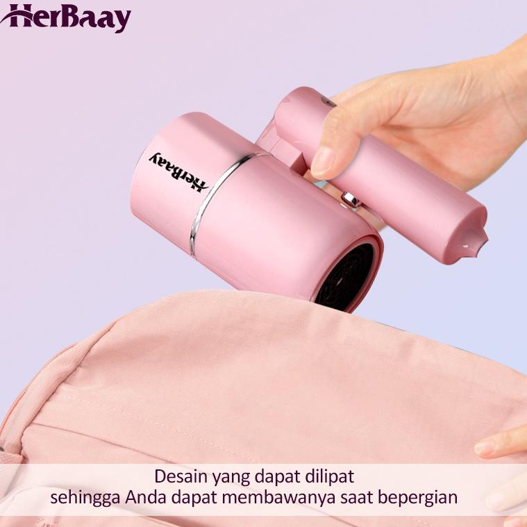[KODE QVKBT] Herbaay Hair dryer Rambut Rambut ion negatif Pengering rambut mini Foldable New arrival