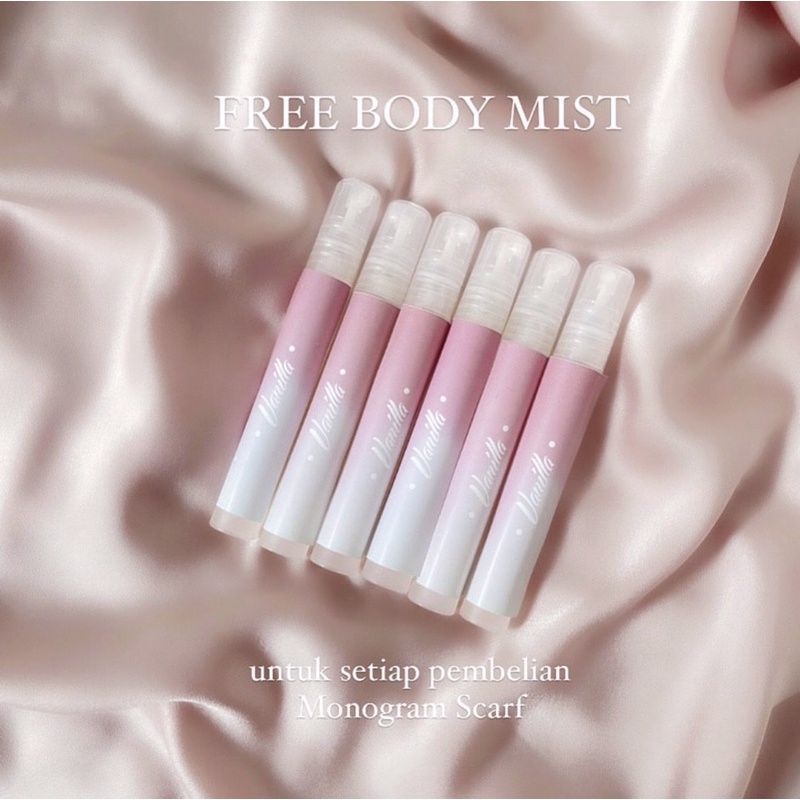 body mist  gelang vanilla hijab