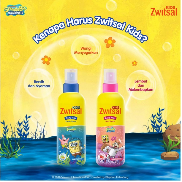 ❤ jselectiv ❤ ZWITSAL KIDS Body Mist | Parfum Anak ZWITSAL