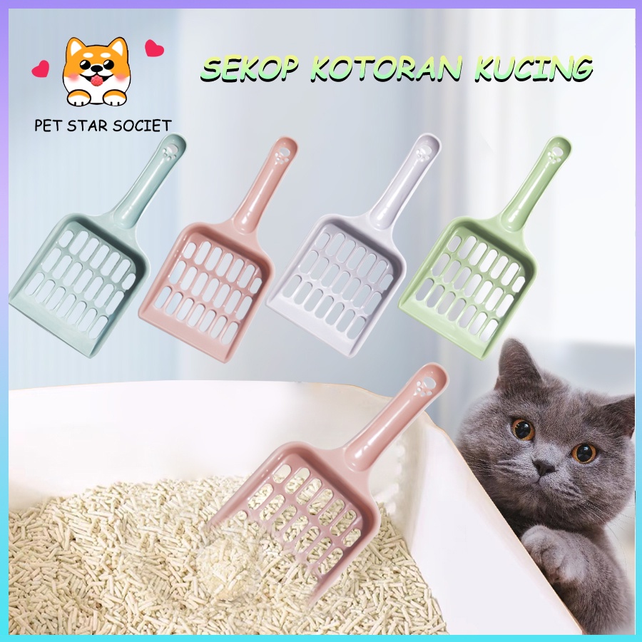 Sendok Sekop Kotoran Kucing Sekop Pasir Kucing Cat Litter Scoop Cat Litter