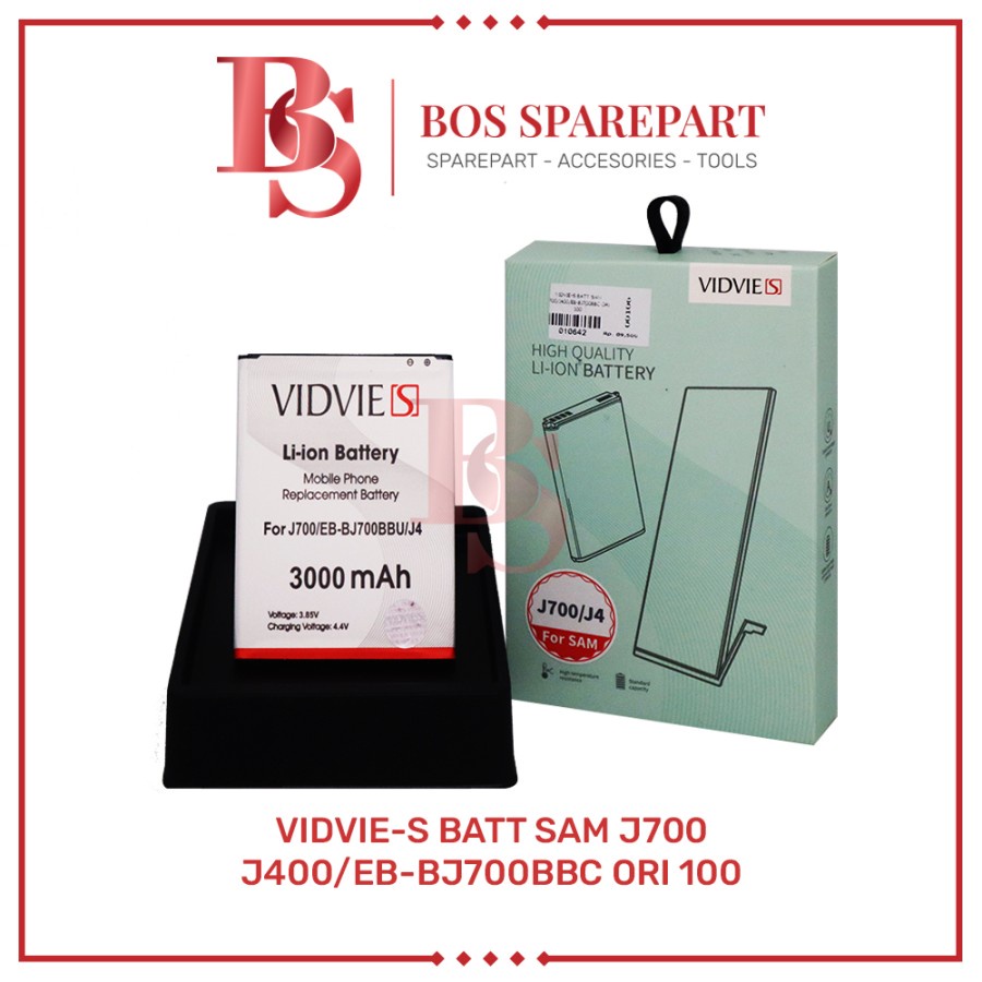 VIDVIE-S BATERAI SAMSUNG J700 / J400 / EB-BJ700BBC ORI 100 / BATTERY / BATRE