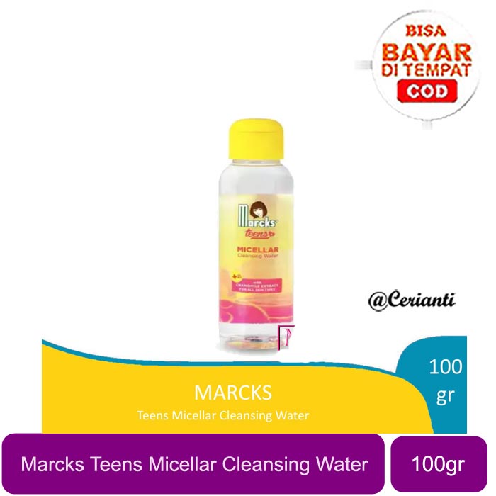 [MICELLAR WATER BUAT REMAJA] [100ML] [BPOM] MARCKS Teens Micellar Water 100ml Cerianti