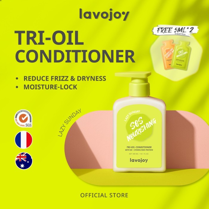 LVJ lavojoy SOS Nourishing Conditioner Lazy Sunday Original