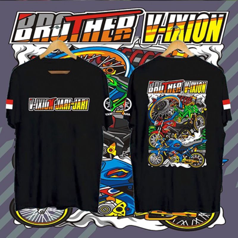 KAOS MODIFIKASI VIXION JARI JARI