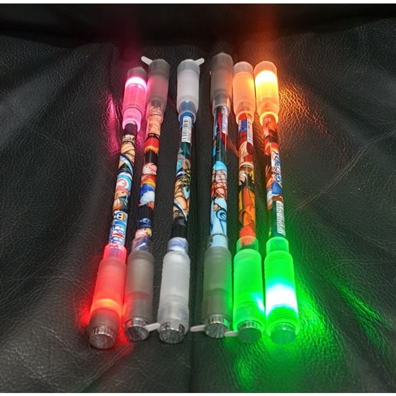 LED SPINNING PEN / PEN PUTAR / PEN AJAIB / PEN ANTI STRESS / PEN BALANCE BISA PILIH KARAKTER