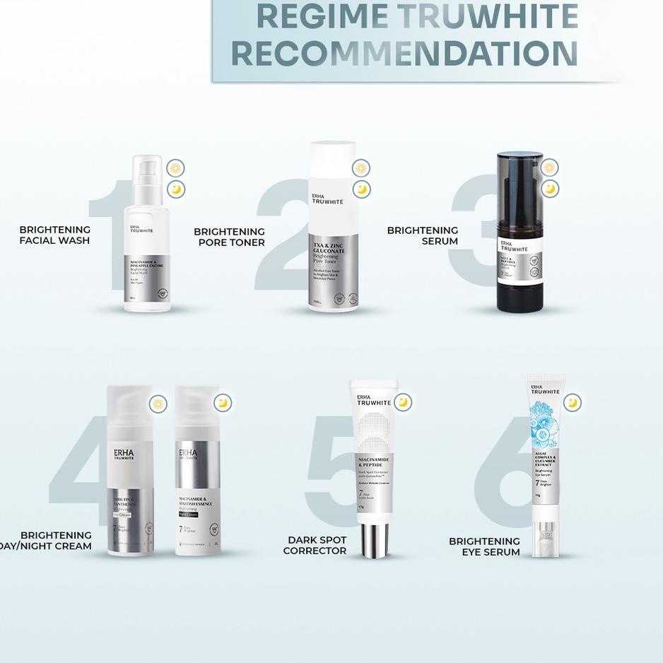 Instan--ERHA Bundle Truwhite Advance Series - Paket Pencerah Wajah dan Leher