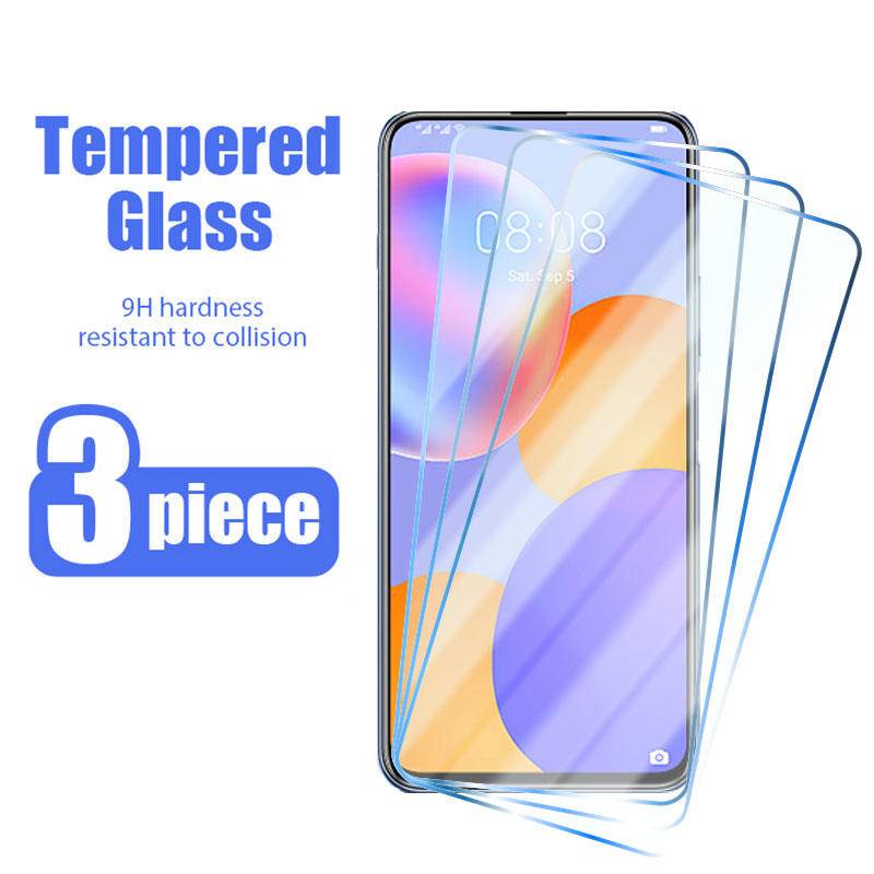 3pcs Pelindung Layar Tempered Glass Untuk Huawei Y5P Y6P Y7A Y7P Y8P Y9A Y9s Y3 Y5 Y6 Y6s Y7 Y9 Y9s Prime 2018 2019