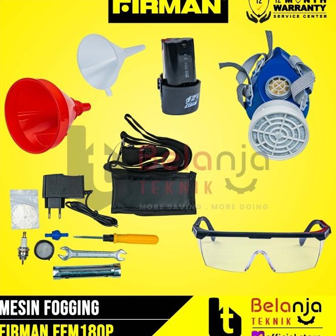 100% Ori Firman Fogging Bensin Ffm 180P Mesin Pengasapan Nyamuk