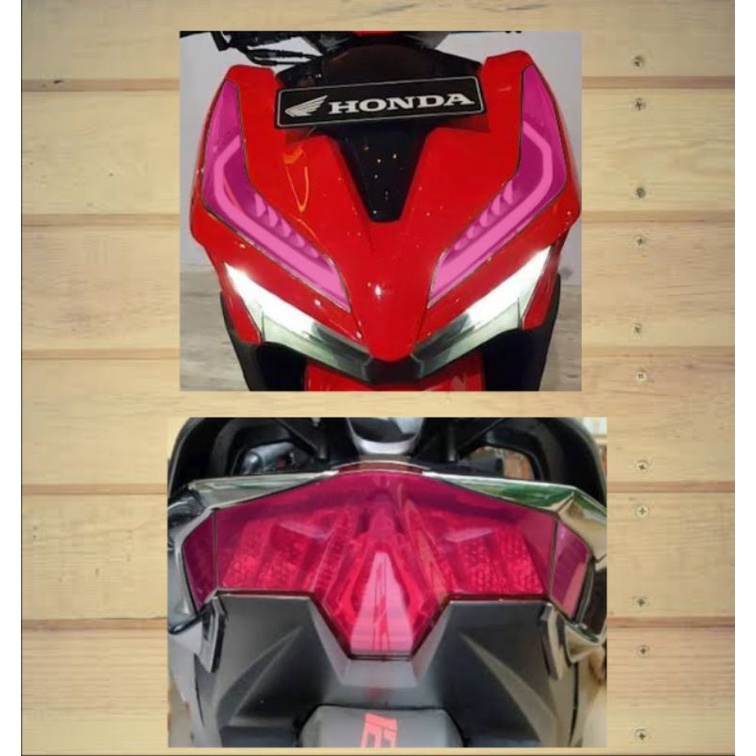 stiker variasi skotlet transfaran pelindung sen dan stoplamp motor vario 2019 sampe 2021