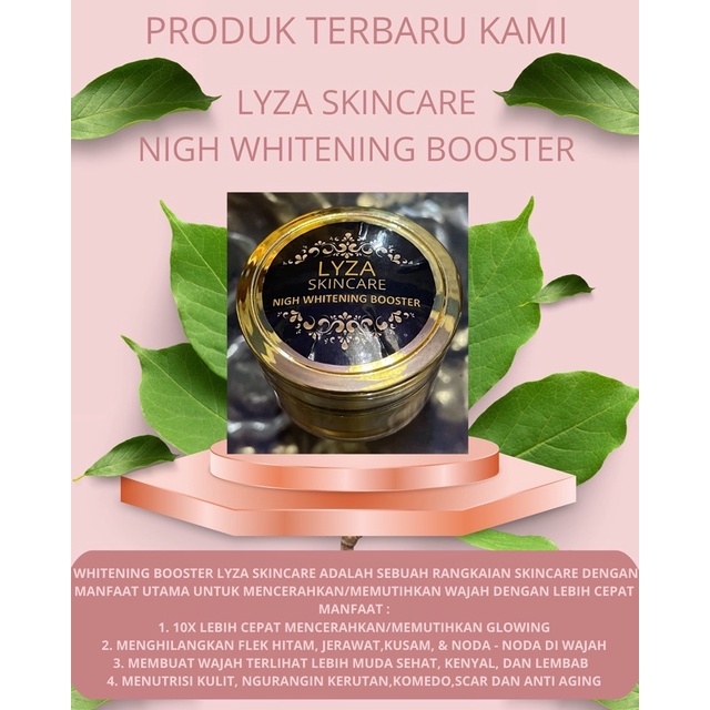 NIGH WHITENING BOOSTER lyza skincare