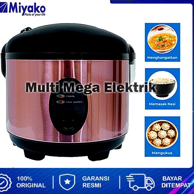 New Stock MIYAKO MCM 508 SBC / 507 / 509 / 528 3IN1 MEJIKOM / RICE COOKER / MAGIC COM / MAGICCOM / M