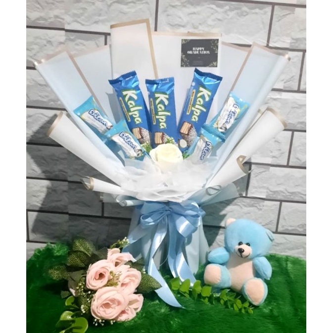 

buket snack biru