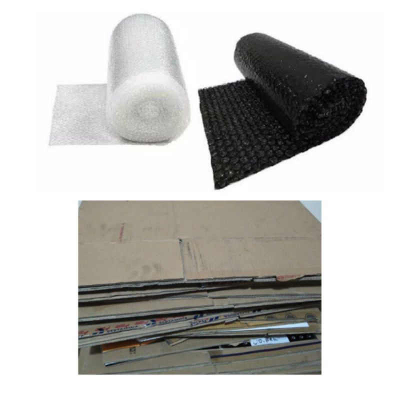 

Bubble wrap / karton/ plastik bubble tambahan keamanan packing untuk orderan di toko Tweeniq