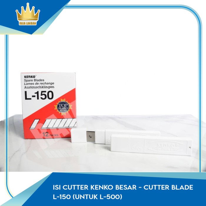 

Pemotong Isi Cutter Kenko Besar - Cutter Blade L-150 (Untuk L-500)