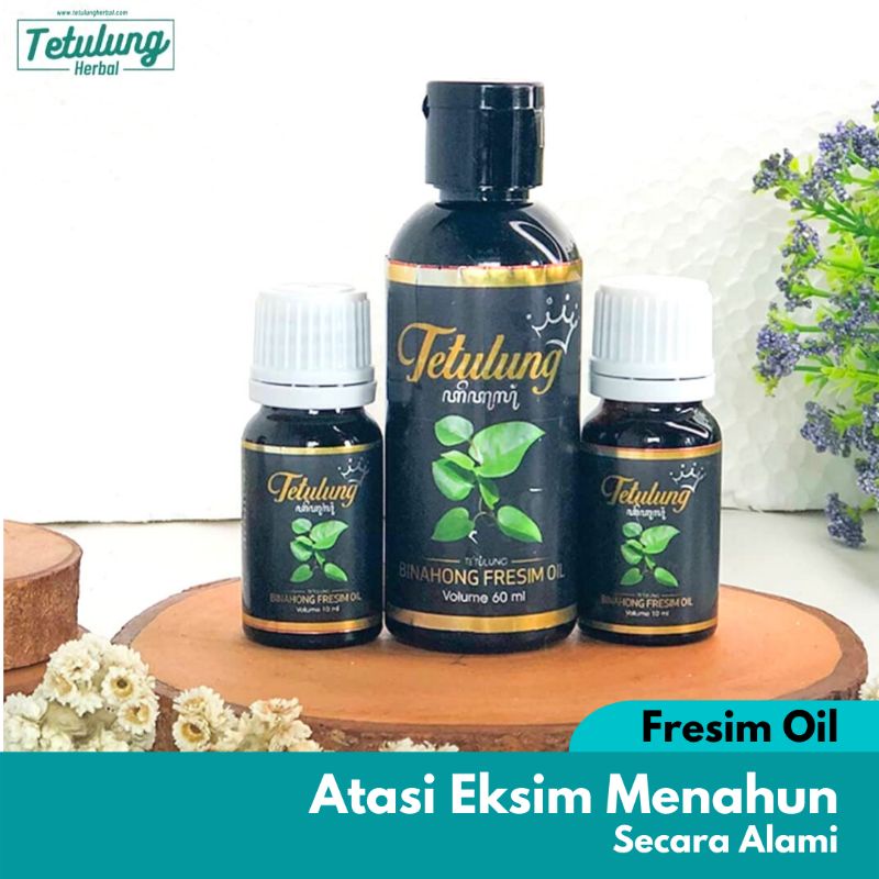 Tetulung Herbal - Fresim Minyak Binahong Oil Obat Eksim Exim Eksem Kulit Menahun Ampuh BPOM Minyak T