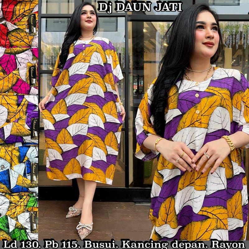 Daster Jumbo 260.000 dapat 10 motif ld 120-130 pb 110-115 busui bumil dada kancing bahan rayon.