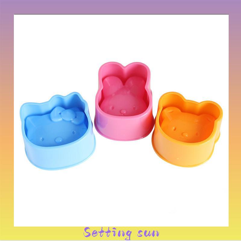 Cetakan Nasi Bola Rice Mold Cetakan Nasi Dengan 3 Motif Lucu Bola Shake TN