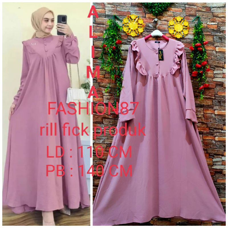 asahy dress cringkle air blow 2022 terlaris/gamis crinkle kekinian termurah/pakaian muslim wanita terlaris/dress terbaru bahan crinkle