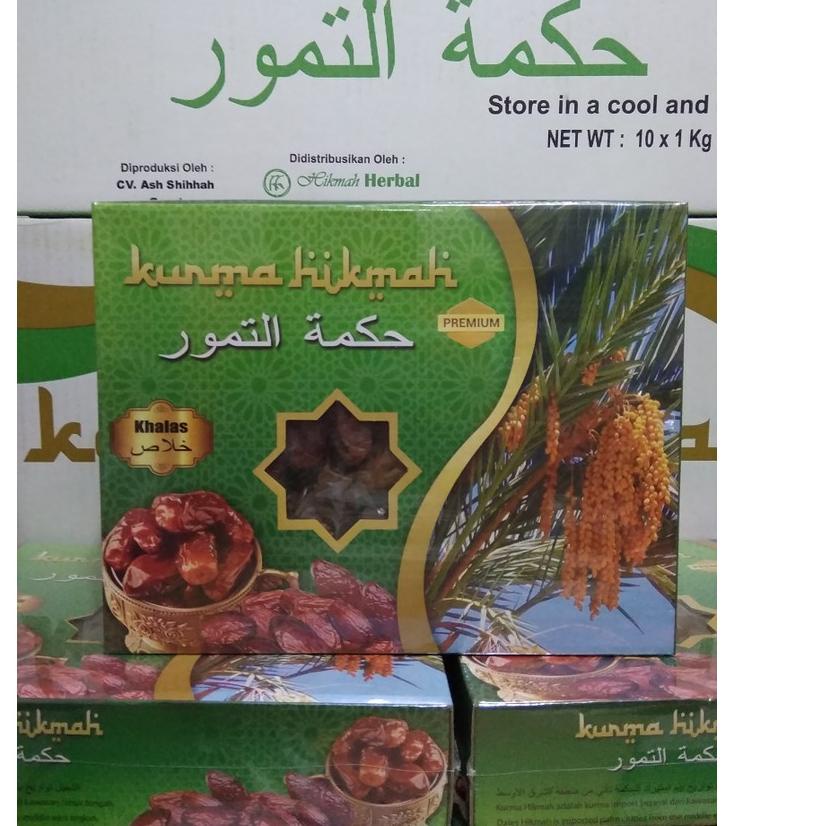 

10.10 Brand EXP JULI 2023 Kurma Hikmah Khalas Kurma Premium Jenis Khalas 1KG murah