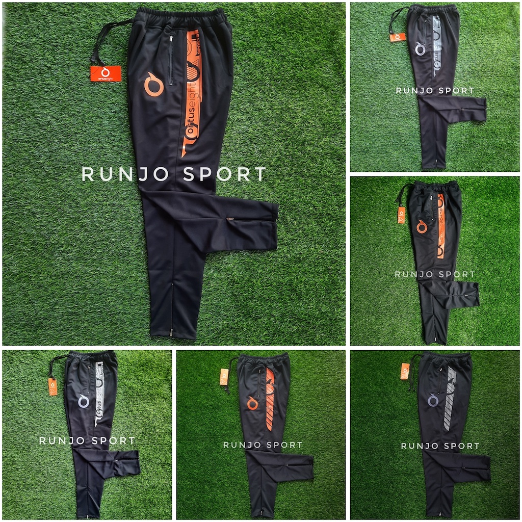 Trackpants Ortus Sweatpants Celana Joger Pants Training Panjang Hitam Pria Wanita