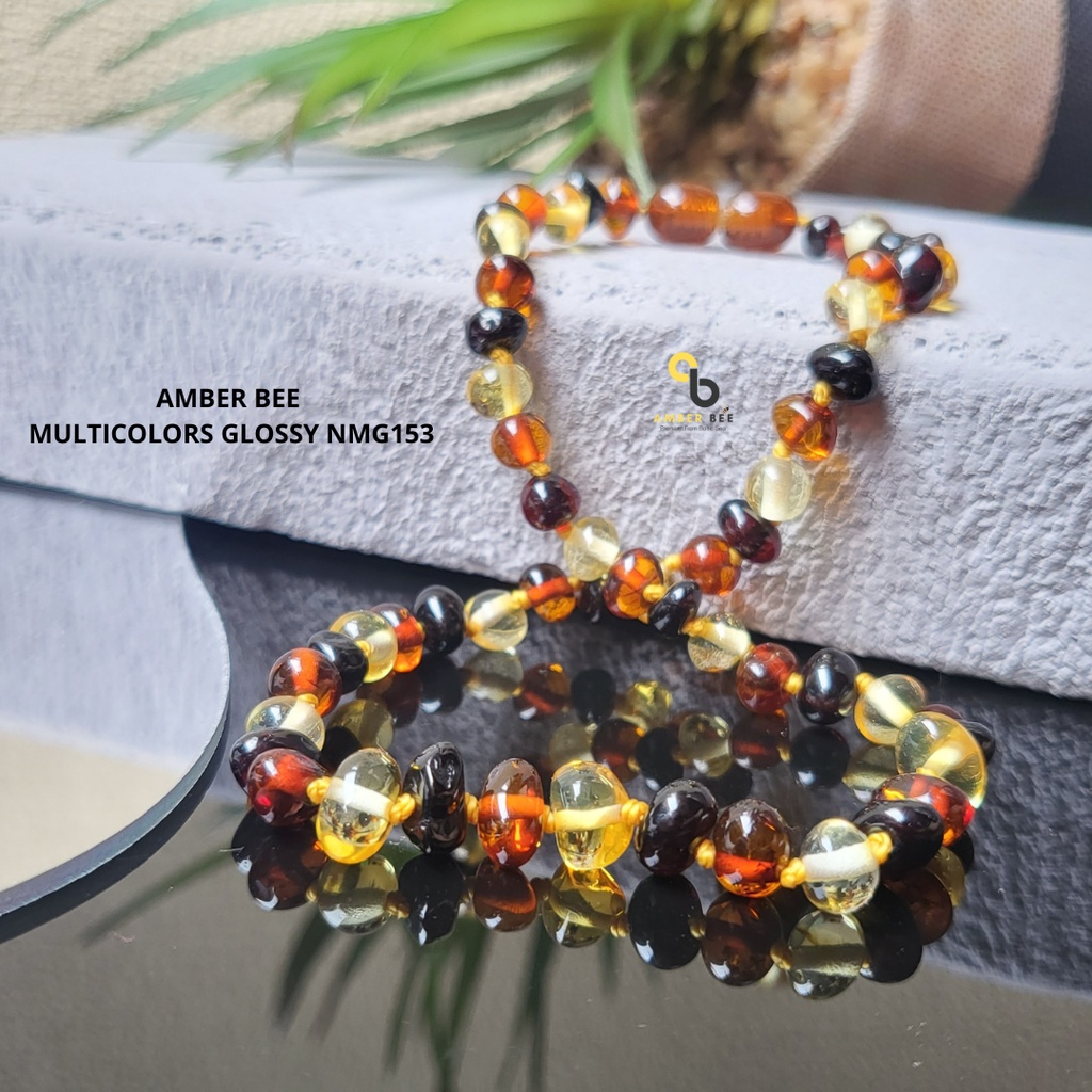 TERMURAH Kalung Amber Baltic Bayi &amp; Anak FREE Gelang by AMBER BEE