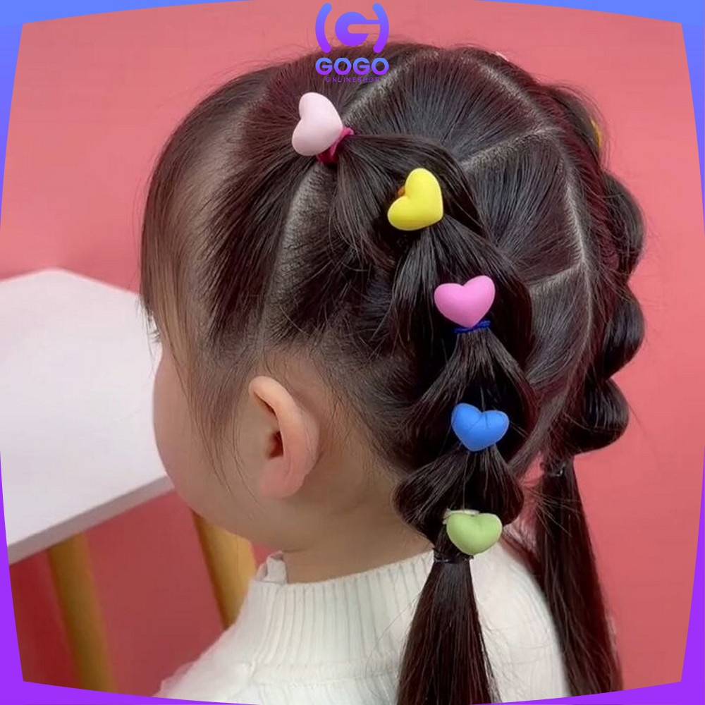 GOGO-C331 Ikat Rambut Korean Style 10IN1 / Karet Rambut Fashion / Ikat Rambut Anak Perempuan / Kunciran Rambut Wanita / Aksesoris Cewek