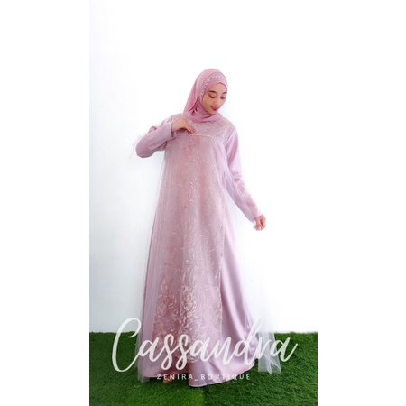 ORIGINAL! CASSANDRA dress baju pesta kondangan / bridesmaids / bumil / couple / seragam keluarga