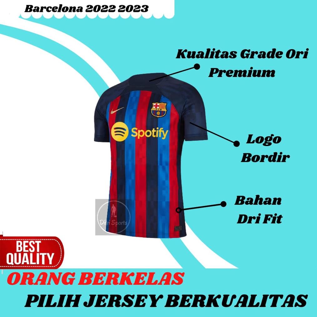 JERSEY BARCELONA HOME 2022 2023 GRADE ORI IMPORT BAJU SEPAK BOLA BARCA TERBARU TERLARISS...,,,,,