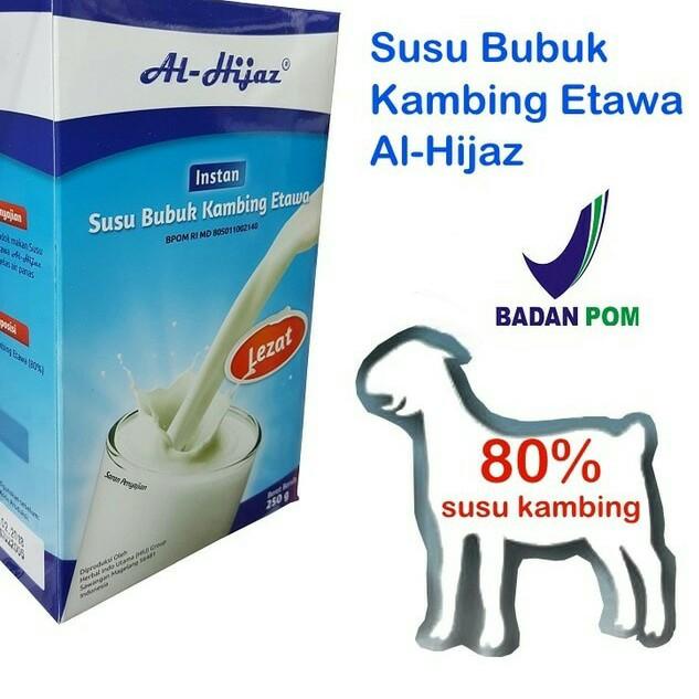 

Terbaru dan terlaris Susu Kambing Etawa Ettawa Al Hijaz Al-Hijaz Original POM BPOM buruan