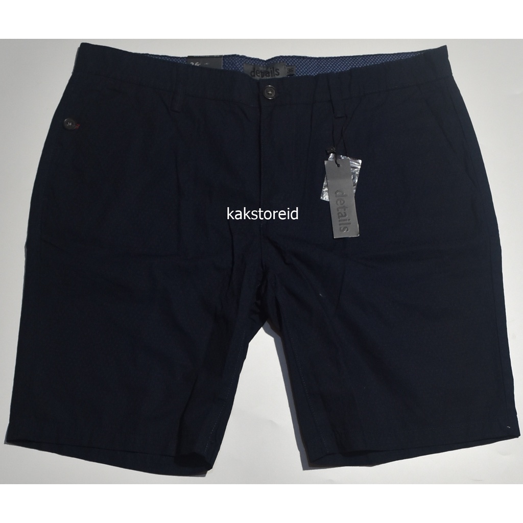 Celana Pendek Pria DETAILS Navy Slimfit DET 78