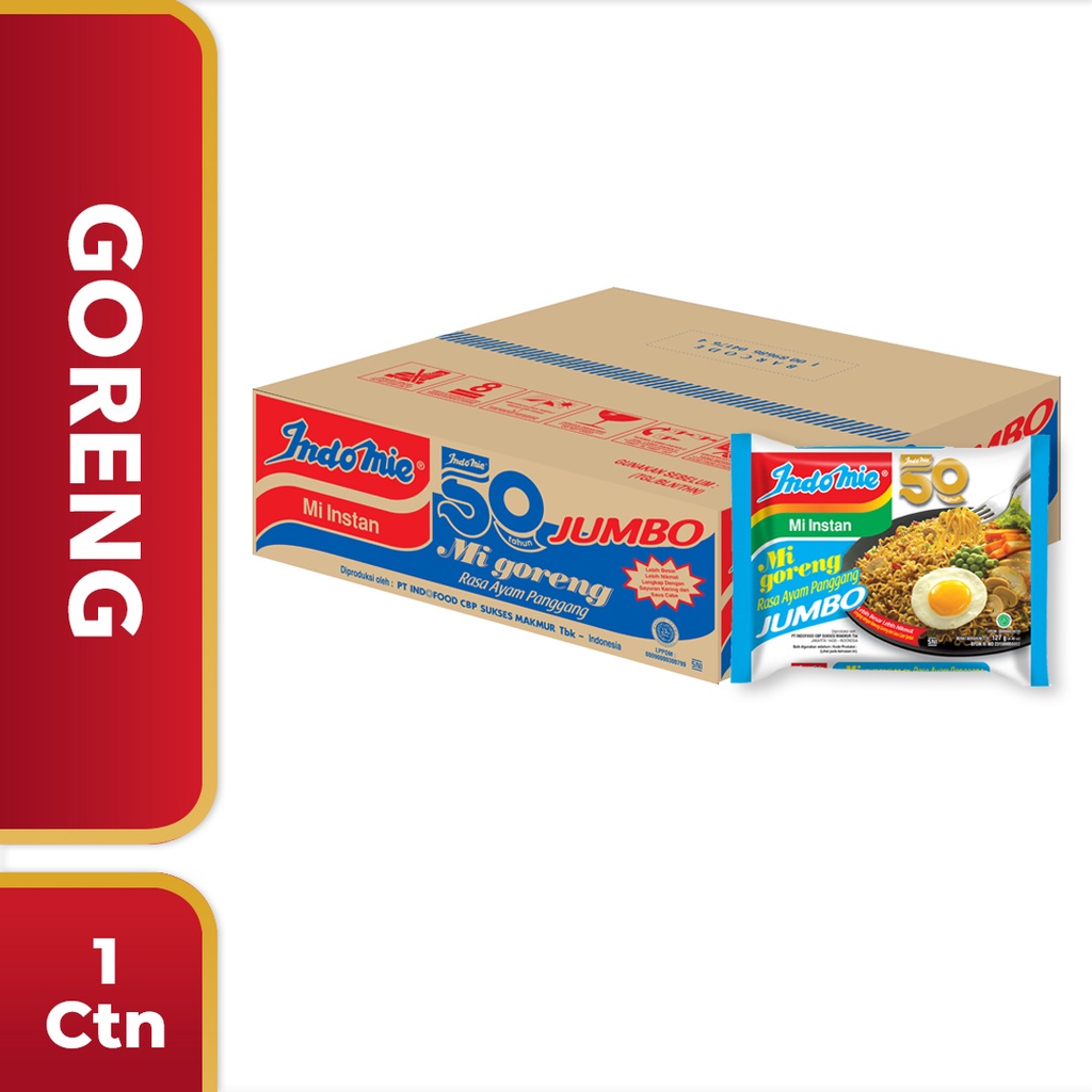 

1 Dus isi 24 Pcs - Indomie Goreng Ayam Panggang Jumbo