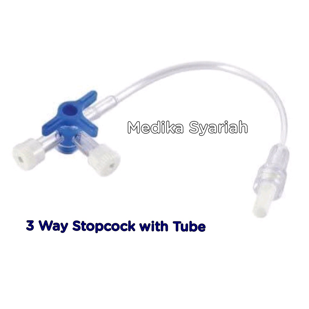 3-THREE WAY STOPCOCK WITH TUBE ONEMED