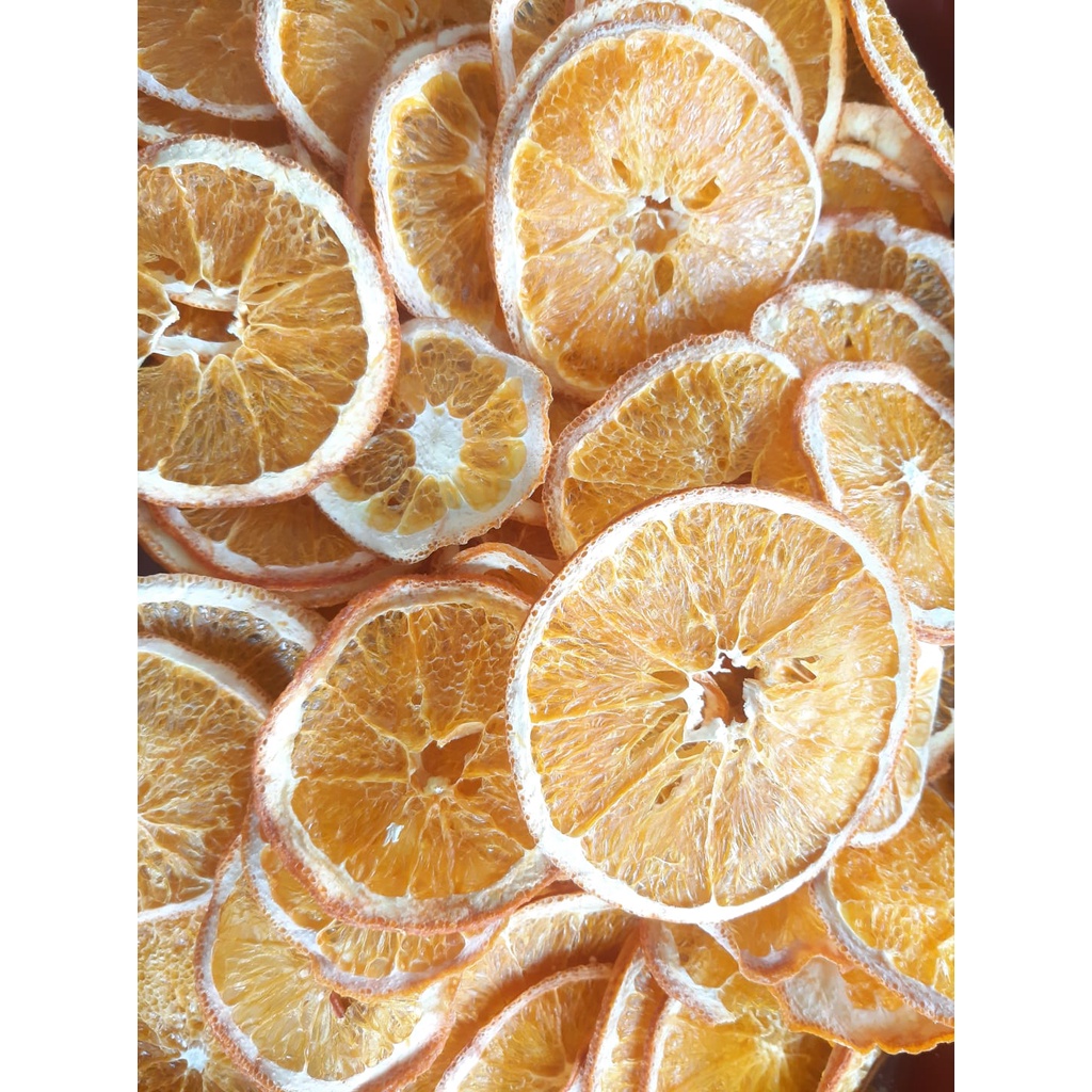 

Dried Orange Import 500 gr - Jeruk Import Iris kering - Sona