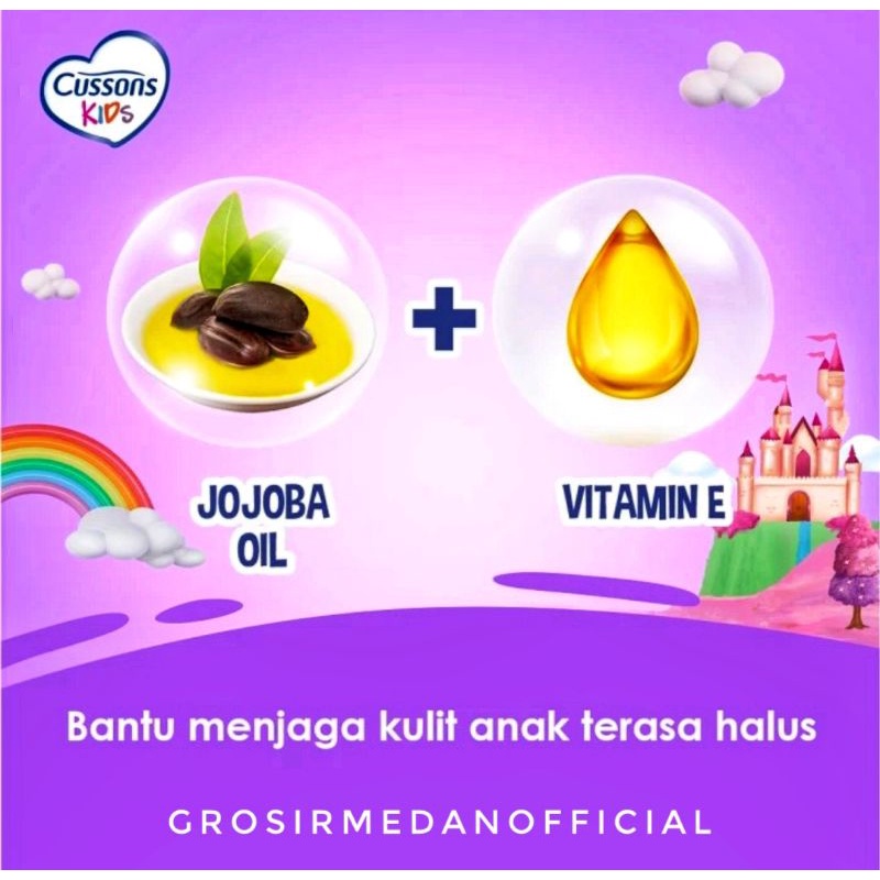 CUSSONS KIDS BODY WASH refill plastik 250 ML - KEMASAN ISI ULANG - SABUN MANDI HARUM SEGAR AROMA BUAH