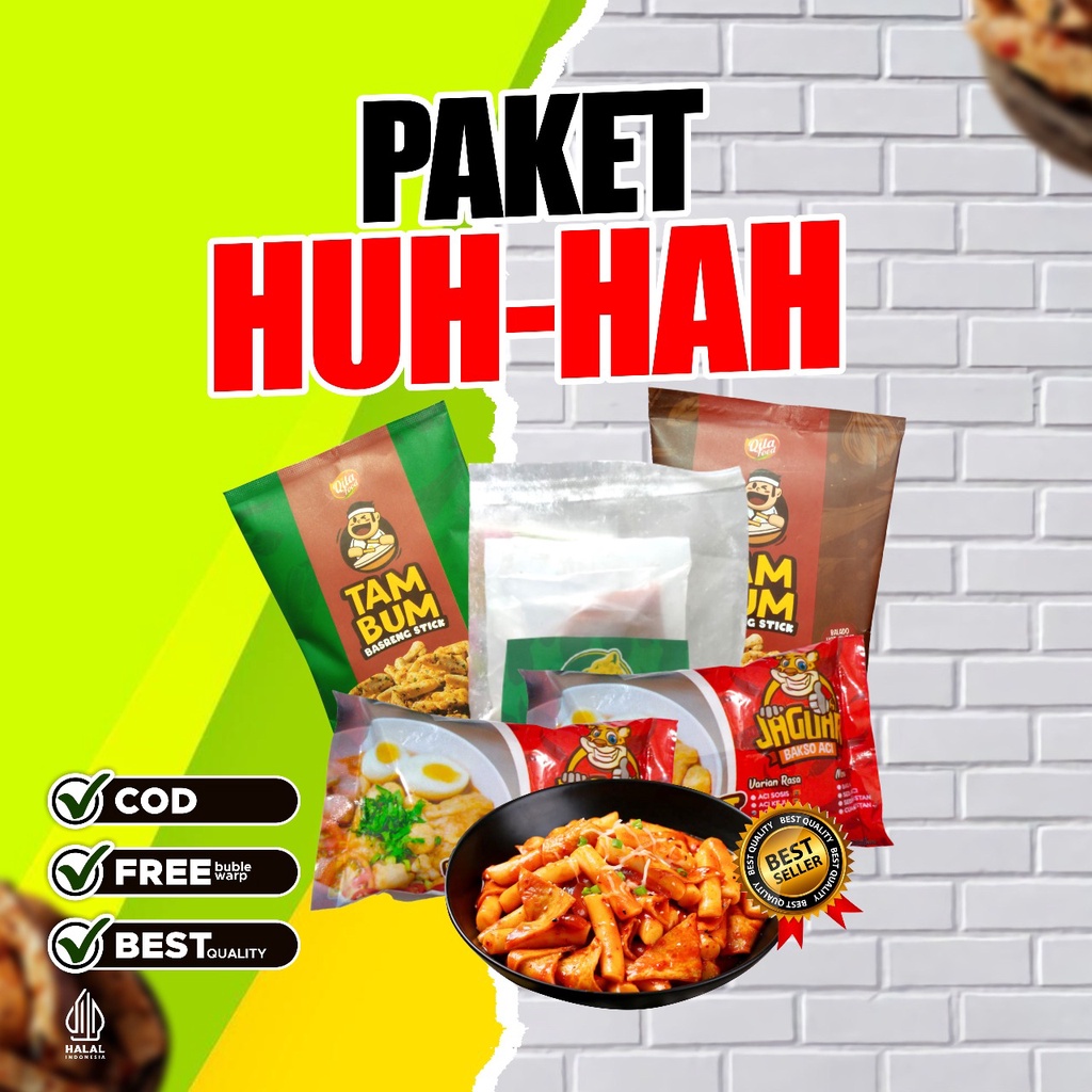 PAKET HUH - HAH INSTAN FOOD PEDAS