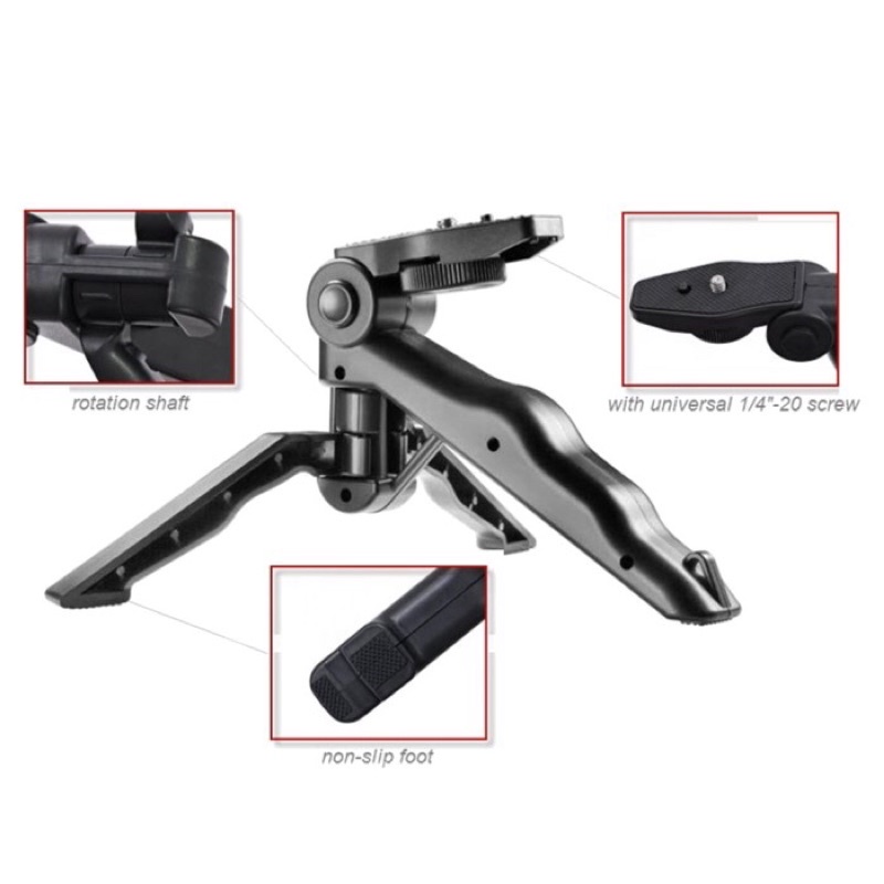 TRIPOD DAN HOLDER MINI HD-32 2IN1 NEW MODEL HANDLED TRIPOD PHONE HOLDER +HOLDER U