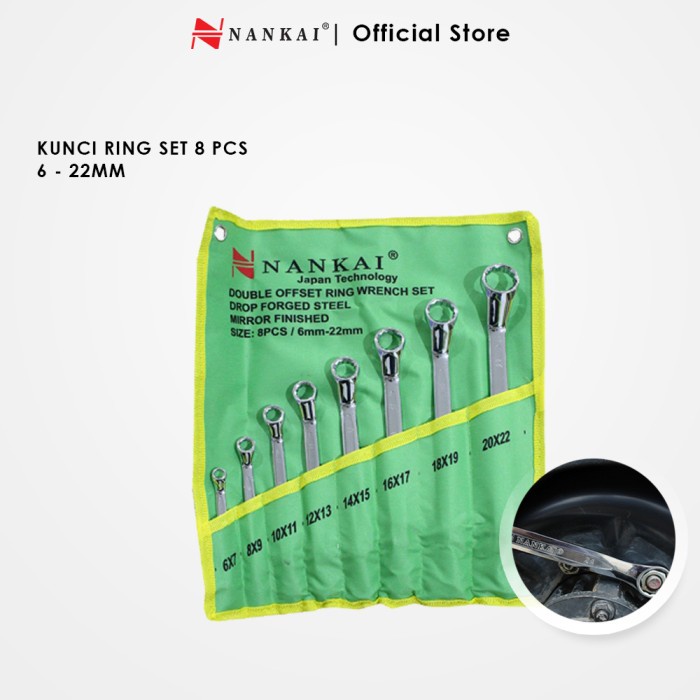 Nankai Kunci Ring Set 8 Pc (6 -22Mm)