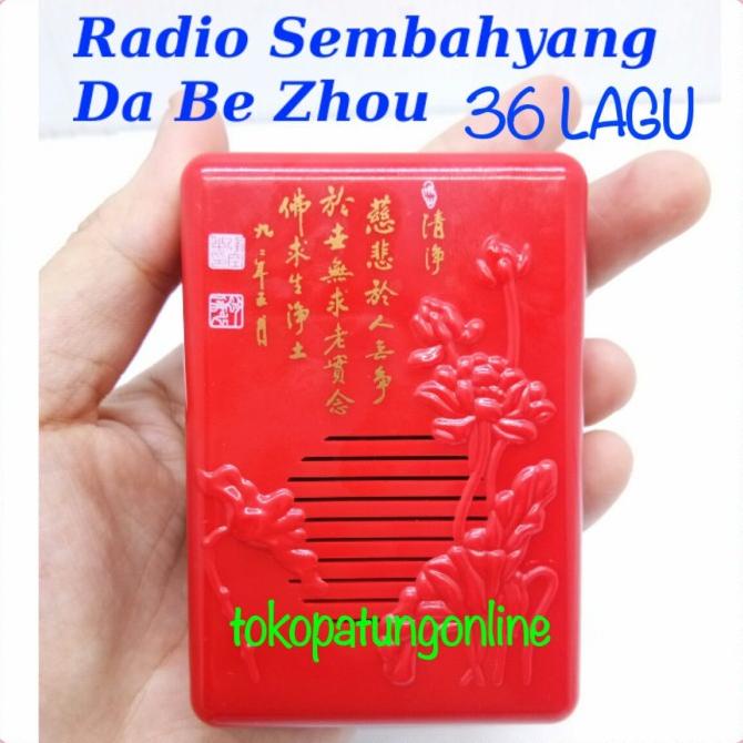 [BISA COD] Radio Pemutar Lagu Sembahyang Buddha 36 Lagu