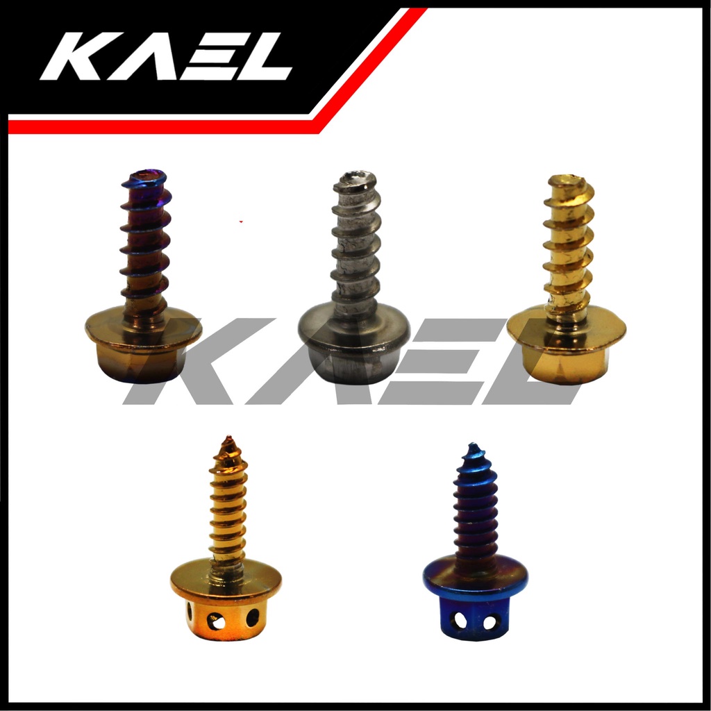 Baut Body Probolt 2 Kunci-Flower Yamaha Gold-Chrome-Twotone Baud Bodi Cover 2-Two Tone Beat FI-F1-Pop-eSP-Street/Vario 110-125-150/Mio M3-Z-S-Smile-Sporty/Scoopy-New LED/NMAX/PCX/Aerox/Soul GT/X-Ride/Spacy/Fino-Old-Lama-New Probol