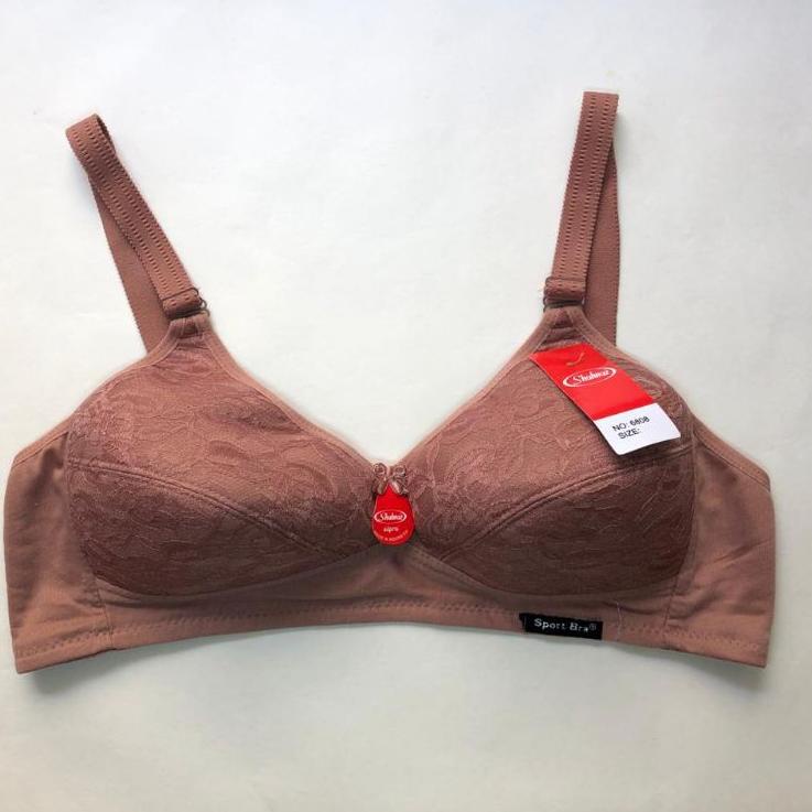 Terbaik SHAHNAZ | Sport Bra Jumbo Kait 3 | Brukat | Non Kawat, Busa Tipis |
