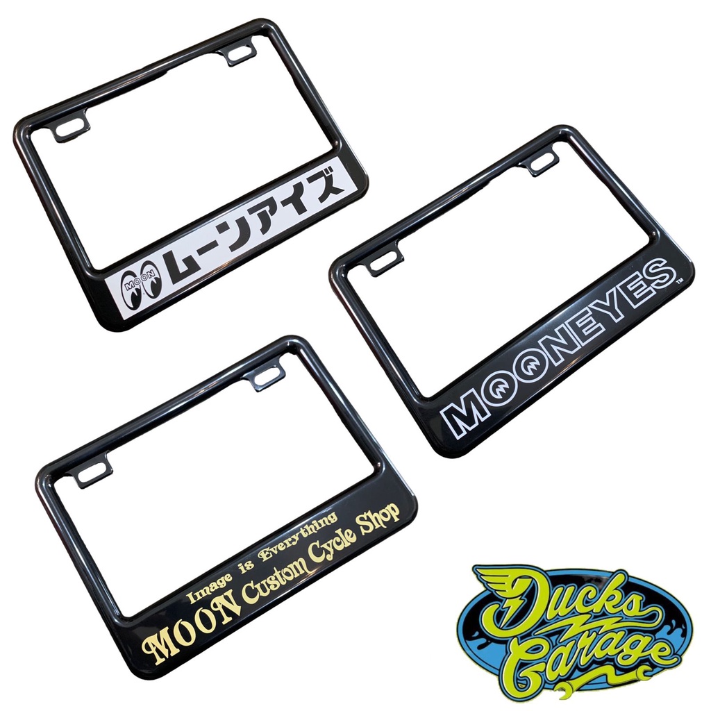 Cover Frame Plat Nomor Motor MOONEYES Small Original