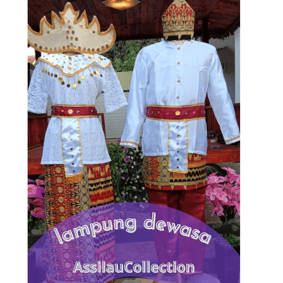 Promo baru--Baju adat lampung/ adat lampung/ pakaian adat lampung (Dewasa)