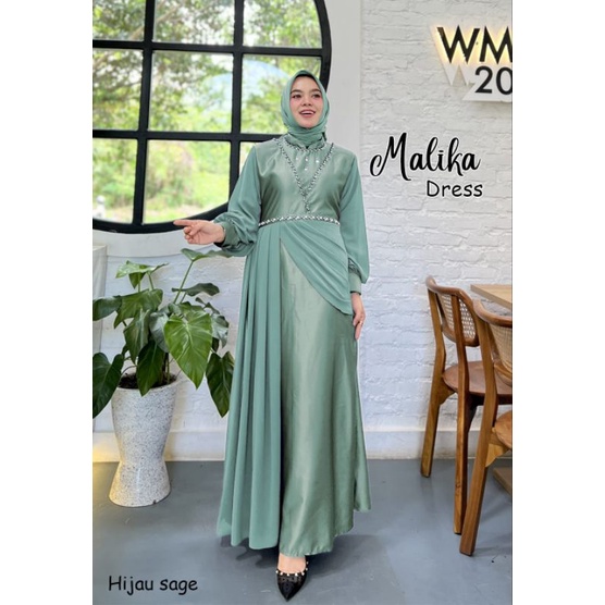 MALIKA JUMBO GAMIS PESTA MUSLIMAH