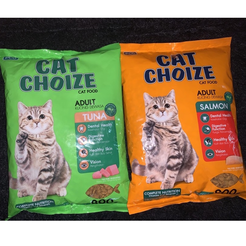 CAT CHOIZE MAKANAN KUCING ADULT TUNA &amp; ADULT SALMON 800GR