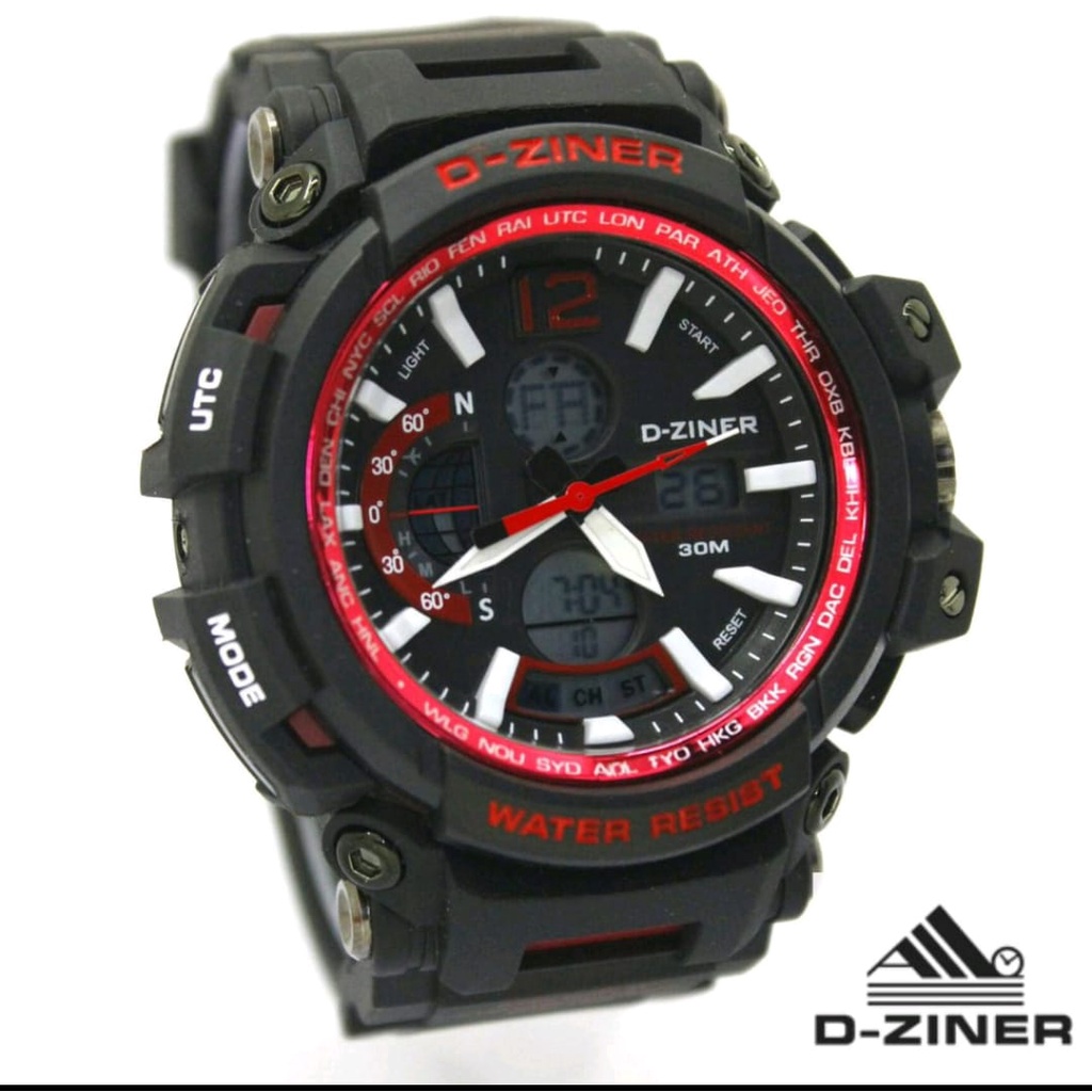 JAM TANGAN PRIA DZINER 8228 D-ZINER 8228 ORIGINAL ANTI AIR