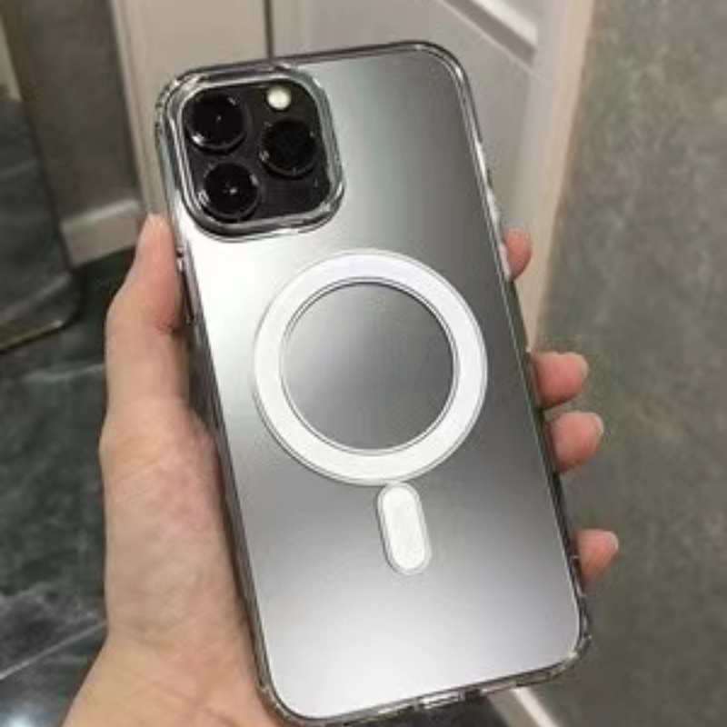 Casing Magnetik Magsafe Wireless Charging Untuk iPhone 14 Pro MAX 12 11 13 Pro MAX mini XR X XS MAX 7 8 Plus SE 2020