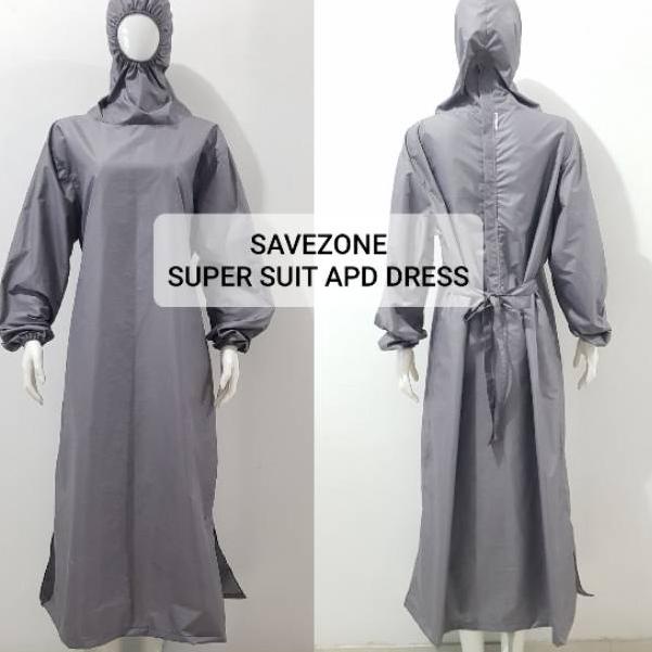 {VEB.18Oc22ᵂ} APD Supersuit Level 3 Reusable Hazmat Coverall Jumpsuit / Dress suit Bahan Microfiber 