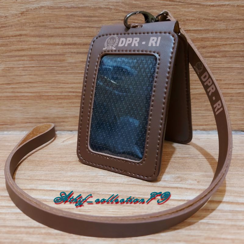 Tempat Id Card Kulit DPR RI Lipat Holder ID Card DPR RI Kulit Lipat