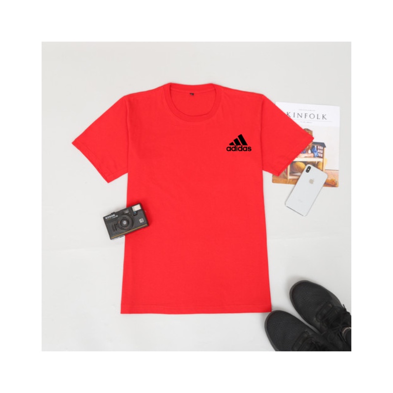 Baju Kaos Distro Pria Adidas Logo Sablon Size M L XL Premium